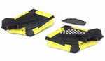 Powermadd Sentinel Yellow/Black Handguards w/Removable Vent Covers (34406)