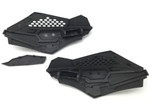 Powermadd Sentinel Black/Black Handguards w/Removable Vent Covers (34410)