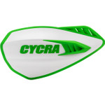 Cycra Cyclone White/Green MX Handguards (1CYC-0056-241)