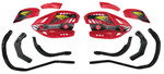 Cycra Probend Ultra HCM Red Handguards for 1-1/8" Bars (1CYC-7506-32HCM)