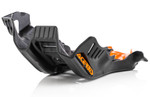 Acerbis Black/Orange Plastic Skid Plate (2736365229)