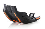 Acerbis Black/Orange Plastic Skid Plate (2733465229)