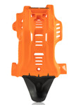 Acerbis Orange/White Plastic Skid Plate (2791685321)