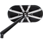 Arlen Ness 10 Gauge Forged Black Left Mirror (13-160)