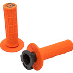 Torc1 Defy Orange Lock-On Handlebar Grips w/4 Stroke Throttle Kit (3750-0502)
