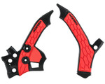 Acerbis X-Grip Black/Red Frame Protectors (2726851042)