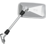 Parts Unlimited Universal Chrome Rectangle Mirror (0640-0344)