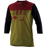 100% Airmatic Mens Mountain Bike 3/4 Sleeve Jersey