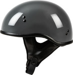 Highway 21 .357 Solid Motorcycle Half Helmet