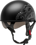 GMAX HH-65 Naked Rose Motorcycle Half Helmet