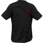 Lethal Threat Crooked Piston Mens Button Up Short Sleeve Shirt