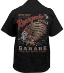 Lethal Threat Garage Gorilla Mens Short Sleeve Button Up Shirt