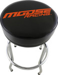 Moose Racing Logo Bar Stool w/Chrome Legs