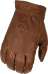 Highway 21 Louie Mens Perforated Leather Motorcycle Gloves