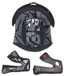 O'Neal Fury RL Helmet Inner Top Liner and Cheek Pads Set