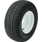 Kenda Loadstar K399 215/60-8 (C) Tire W/4 Hole Solid White Wheel (3H290)