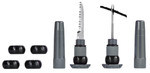 Muc-Off Stealth Tubeless Puncture Plug Kit | MTB Bar End | Gray (20562)