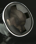 Kruzer Kaddy Skull Chrome Bar Mounted Cup Holder (1075)