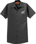 Licensed Honda Mens Button Up Short Sleeve T-Shirt