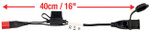 Tecmate OptiMate Power Sport Charge Adaptor Cable (O-77)