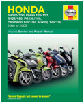 Haynes Repair/Service Manual '00-09 Honda SH125/150, Dylan 125/150 (M4873)