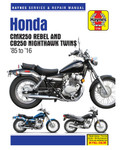 Haynes Repair/Service Manual '85-16 Honda CMX250 Rebel & CB250 Nighthawk (M2756)
