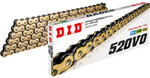 DID 520VO Pro V Series Gold/Black O-Ring Chain 110 Links (520VOG110FB)