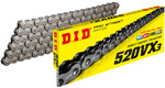 DID 520VX3 X-Ring Motorcycle Chain 100 Links (M520VX3X100FB)
