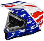 Castle X CX200 Liberty D/S Snow Helmet w/Heated Electric Shield