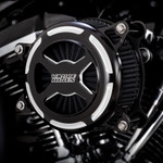 Vance & Hines VO2 X Black Contrast Air Cleaner Intake Kit (42341)