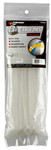 Performance Tool 100pc 8" White Cable Ties (W2908)