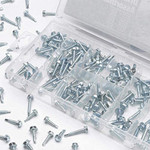 Performance Tool 200pc Hex Head Self Drill Screw Assortment (W5220)