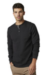 Fox Racing Grunt Work Thermal Mens Long Sleeve Henley Shirt