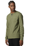 Fox Racing Grunt Work Thermal Mens Long Sleeve Henley Shirt