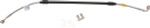 GBrakes Braided Stainless Steel Rear Brake Line (FK003D761R)