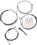 GBrakes Stainless Steel Front & Rear Brake 4 Line Kit (FK003D871-4)