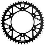 JT Rear Sprocket | Racelite Aluminum | Black | 520 | 48 Tooth (JTA808.48BLK)