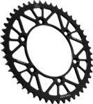 JT Rear Sprocket | Racelite Aluminum | Black | 520 | 49 Tooth (JTA808.49BLK)