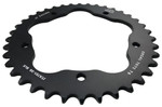 JT Racelite Aluminum Black Rear Sprocket 38 Tooth (JTA751.38BLK)