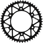 JT Rear Sprocket | Racelite Aluminum | Black | 520 | 50 Tooth (JTA210.50BLK)