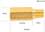 EBC #140 A-Bax Precision Keihin-Style Hex Head (CR) Main Jet (4 Pack) (CR140-4)