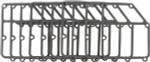 Cometic Transmission Top Cover Gaskets | 10-Pack (C9488F)