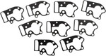 Cometic Fiber Oil Pump Cover Gasket 10 Pack (C9382-010)
