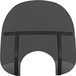 Memphis Shades 15" Fats Dark Smoke/Black Strap Windshield w/9" Cutout (MEB35210)