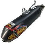 FMF Q4 HEX Black Aluminum/Stainless Steel Slip-On Muffler (045646)