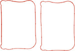 Cometic Outer Rocker Cover Gaskets | 5-Pack (C9196F5)