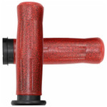 Avon Old School Sparkling Red Rubber Throttle by Wire 1" Grips (OLD-69-SRED-FLY)