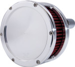 Feuling BA Series Raw Body - Solid Cover - Red Air Cleaner Kit (5431)