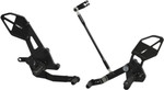 Vortex v3 2.0 Black Aluminum Motorcycle Rearsets (RS651K)