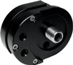 Feuling Black Offset Oil Filter Sandwich Adapter Mount (2022)